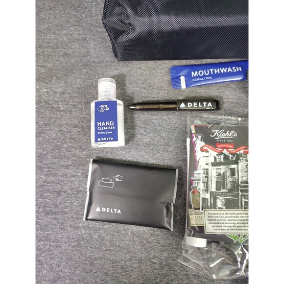 DELTA ONE TUMI  Traveling Soft Case Amenity Kit NEW Sealed - Picture 6 of 11